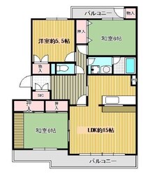 ヴェルシティ河渡の物件間取画像